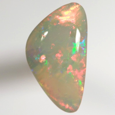SOLID SEMI BLACK OPAL Sparkling bright red rolling flashes always